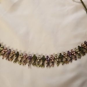 Multi Color Gem Fashion Necklace